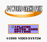 F-1 World Grand Prix Title Screen